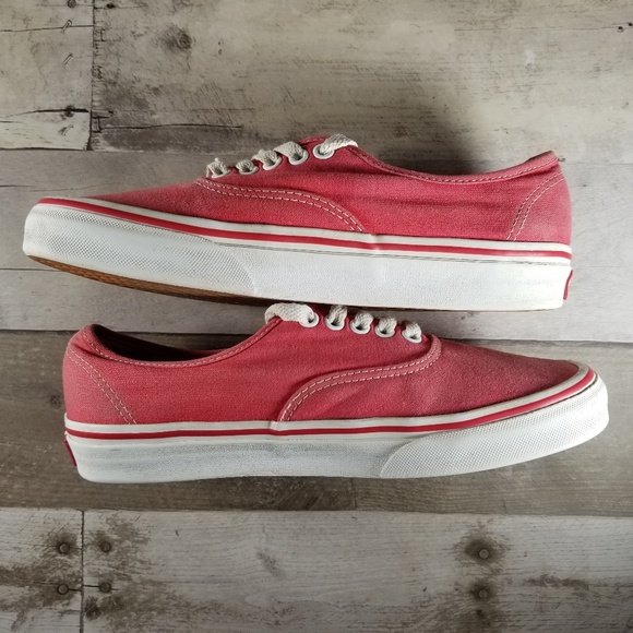 faded red vans